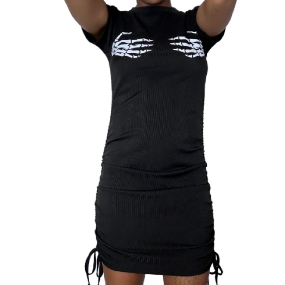 Romwe Skull Hand Dress